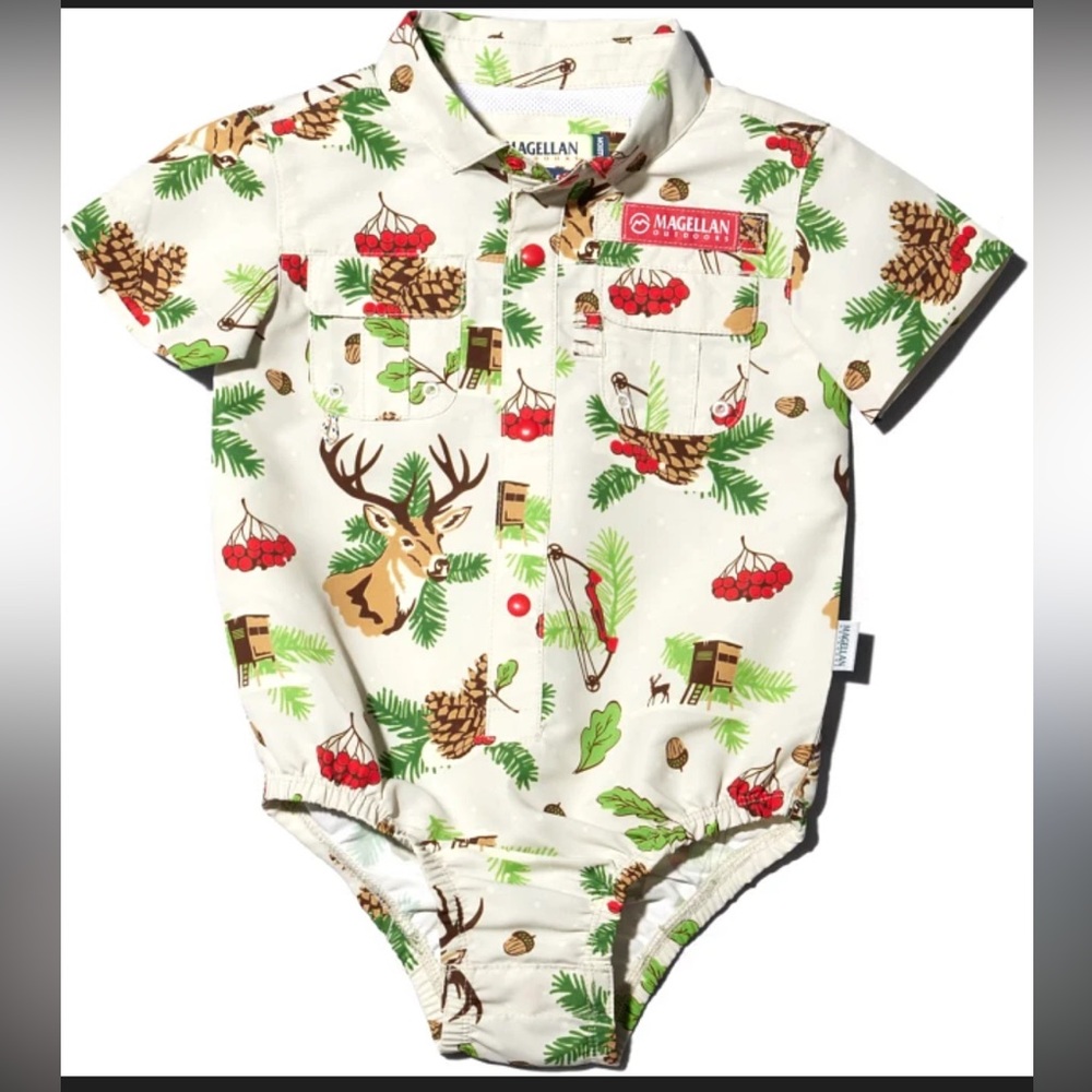 Magellan Infant Boys’ Laguna Madre Vintage Hunt Onesie